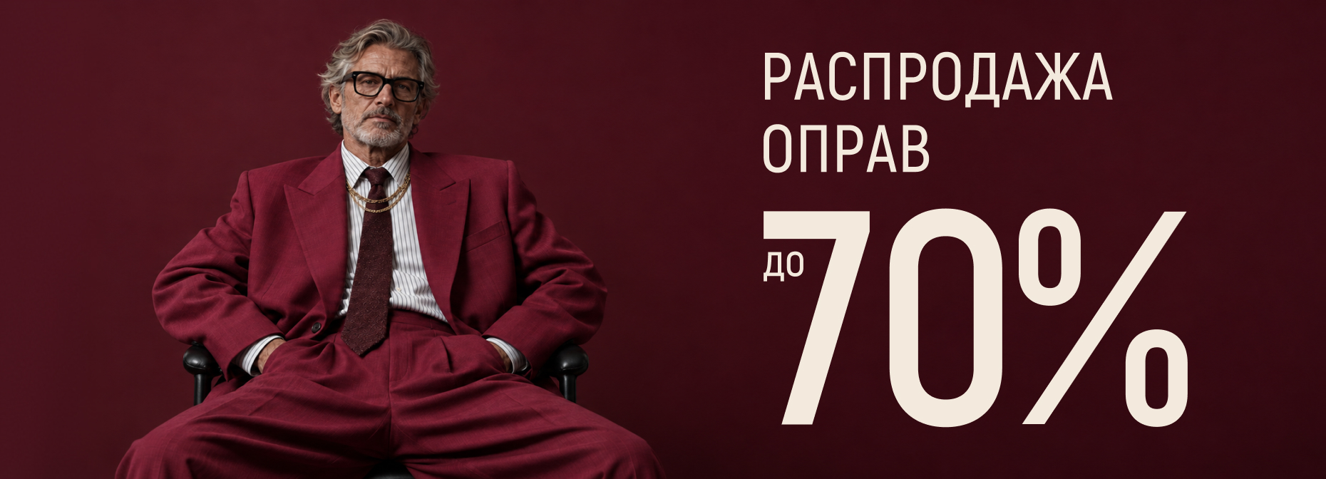 Осенняя распродажа! До -70% на оправы!